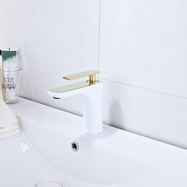 

bathroom sink faucets liuyue basin black/gold brass mix-colors faucet single handle/hole deck mounted cold water mixer taps