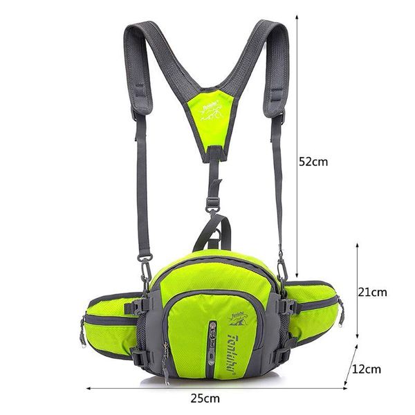 

waist bags women men sports bag nylon pack gym belt pouch with bottle holder