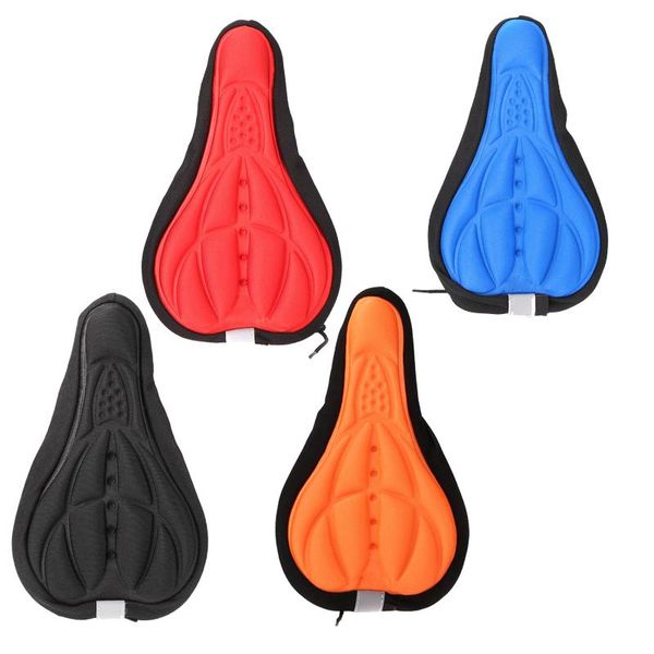 

bike saddles silicone cycling bicycle saddle seat cover red