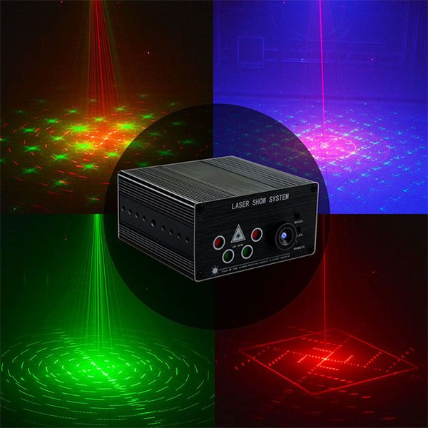 

2021 new 3 w rgb conduziu sound dj lights discoteca phase lasering light 120 led design remote control standards for ktv party festival 4rzv