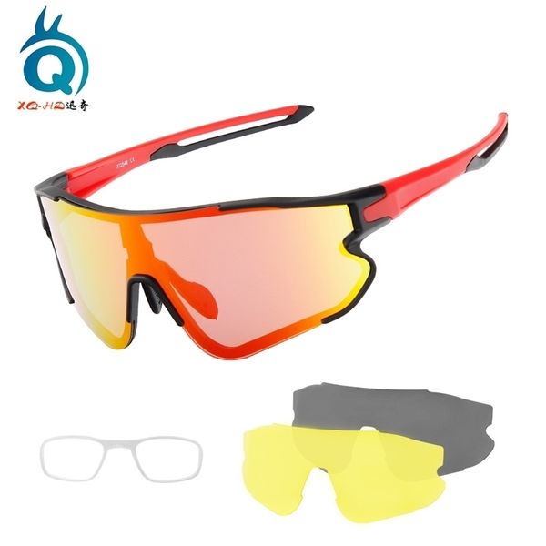 

New cycling replaceable set UV resistant outdoor sports glasses for men and women