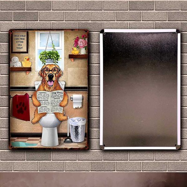 

pet dog bath soap you are my sunshine with golden tin art metal sign home pub bar decor painting 20*30 cm size dy202