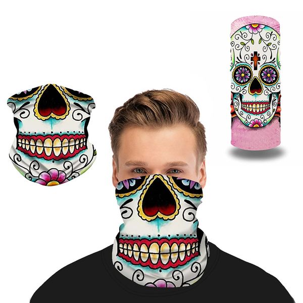 

skeleton selling magic scarf outdoor sports multifunctional dust-proof headscarf mask mh cloth