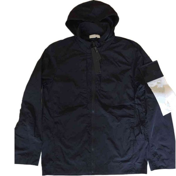 

Men's Jackets Outerwear Coats spring and autumn thin fashion brand jacket outdoor casual coat with hood collar AC6D, Black;brown