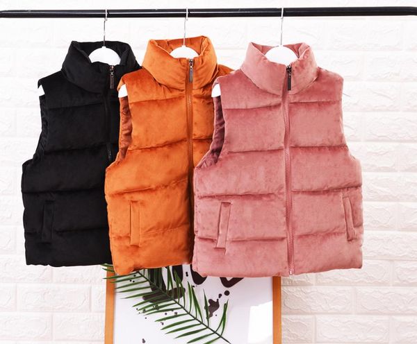 

waistcoat ppxx fashion lint winter children vest thick warm kids jacket baby girl boy toddler clothing casual top, Camo