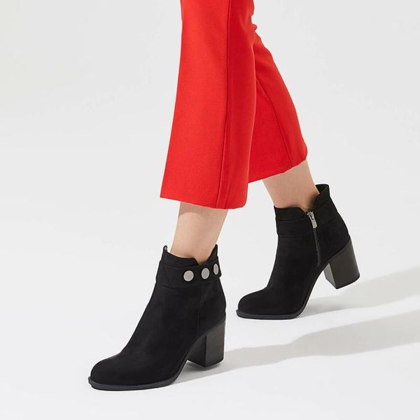 

boots flo tuan85z suede black women butigo