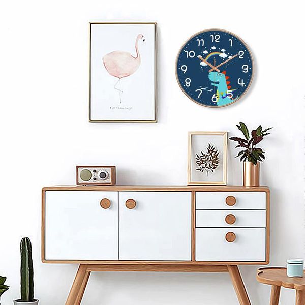 

wall clocks cartoon children's ultra-quiet clock home living room bedroom cute fashion creative simple modern design decor