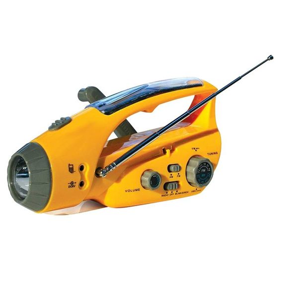 

hand-crank emergency radio, , beacon, cell phone charger