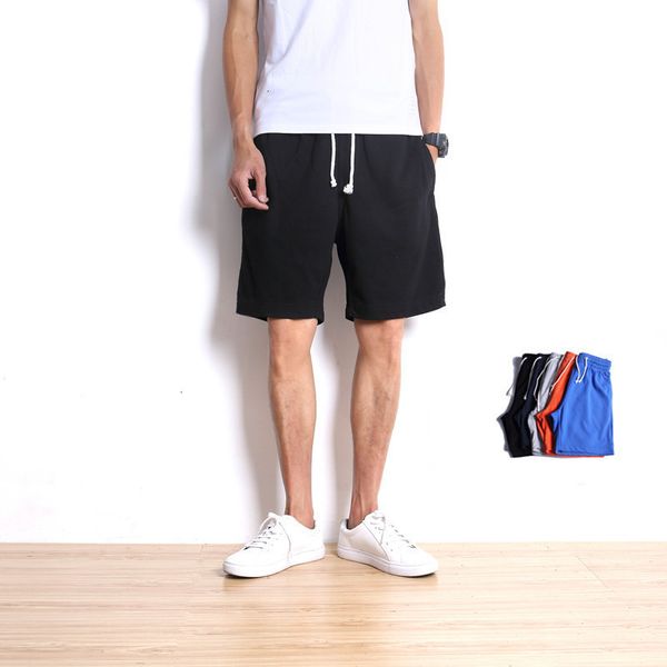 

men's shorts shorts fashion brand cotton summer trend to increase the size of leisure beach sports 989i, White;black