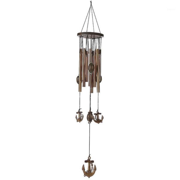 Objetos decorativos Estatuetas 62cm AntiRust Cobre Cobre Chimes Living Jardim Tubos Bells Garden Decorações Metal Windchimes 9