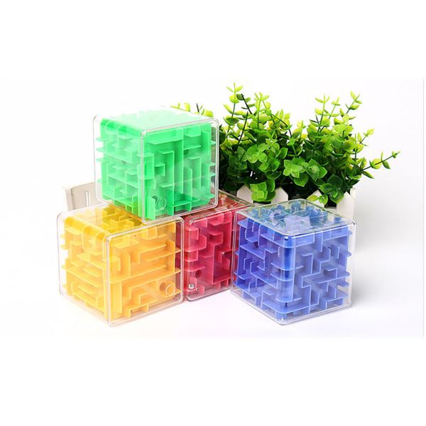 

1Pcs Plastic 3D Magic Puzzle Cube Early Education Gift Kids Intelligent Developing Game Toys