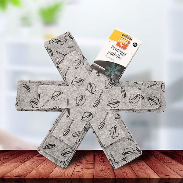 

mats & pads for cookware 1pack non-stick bowl placemat insulation pad kitchen supplies protect surfaces non-woven fabric print divider