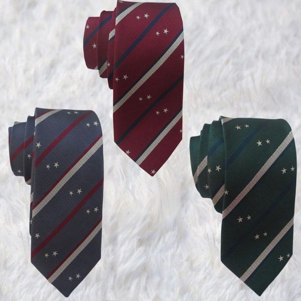 

neck ties japanese style same xingx tiemen's and women's dk/jk uniform bow tie jacquard embroidery graduation po for schools tide, Blue;purple