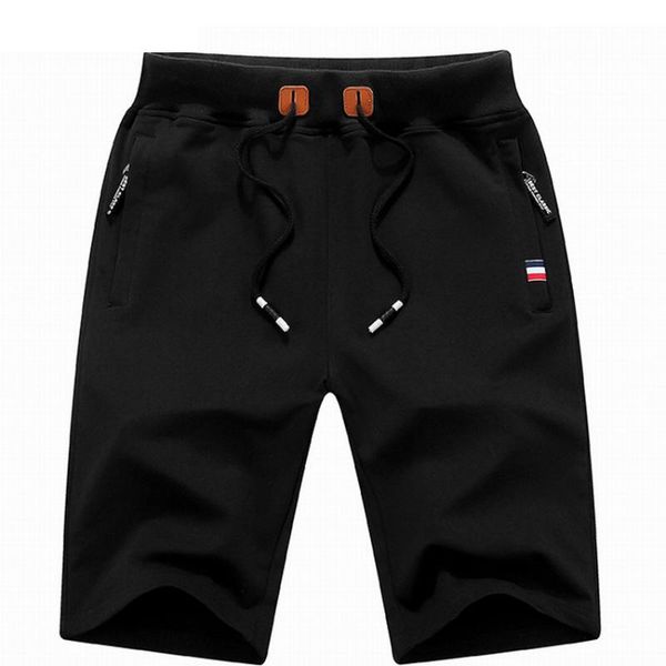 

beach short male brand clothing summer mens drawstring pocket outwear embroidered shorts casual loose elastic short pants men, White;black