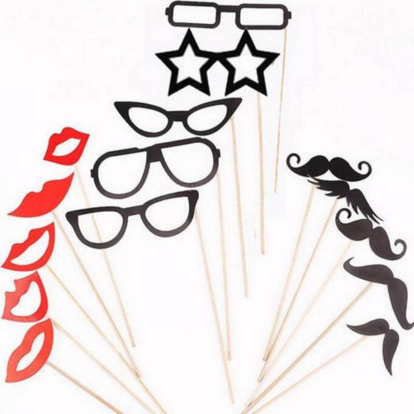 

furniture accessories 15 pcs diy mask po booth props mustache on a stick birthday wedding party fun