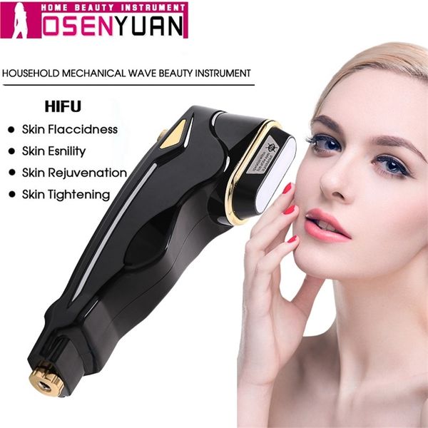 Mini Hifu Face Lift Máquina de Beleza Pele Apertando Equipamento de Remoção de Rugas Dispositivo de Cuidados de Ultrassom Spa Salon Home Use 220224