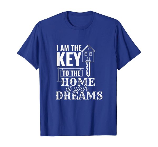 

i am the key to the home of your dream realtor gift t-shirt, White;black