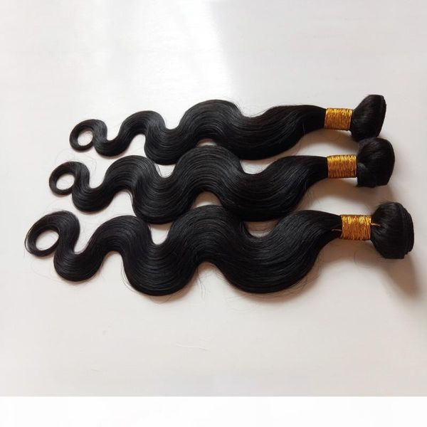 

supply human hair extensions unprocessed brazilian virgin hair 8-28inch body wave selling good quality mink peruvian indian remy hair, Black