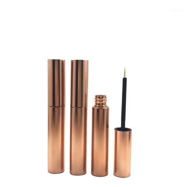 

storage bottles & jars diy 10ml rose gold purple liquid eyeliner tube refillable bottle empty round cosmetic packaging container 20pieces 50