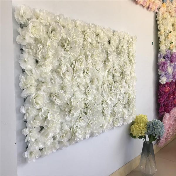 

decorative flowers & wreaths flower panel for wall handmade with artificial silk wedding decor baby shower party backdrop1
