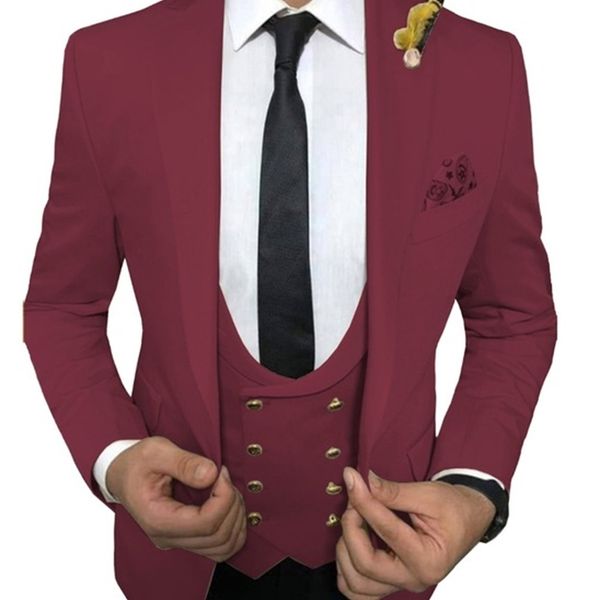 

men's suits & blazers classic male colorful suits 3 fine adjustment tuxedos of groom tuxedo to formal wedding suit (jacket + pants vest, White;black