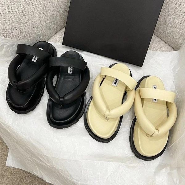 

slippers women platform flat summer shoes casual fashion female outside flip flops 2021 sandals solid slides woman, Black