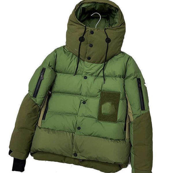 

designer men's parka coat jacket warmth and thicken windproof jacketss autumn ands winter white duck downs high-quality hooded down jac, Black