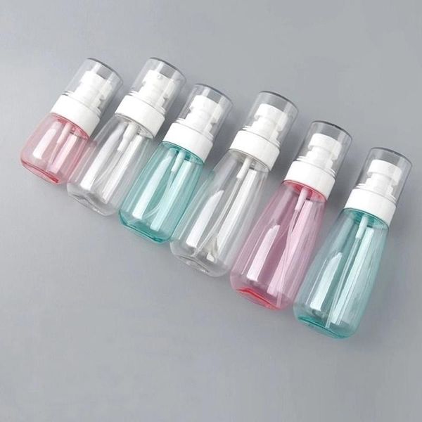 

liquid soap dispenser 1pc 30ml 60ml 80ml fine mist spray bottle plastic lotion pump travel perfume water refill