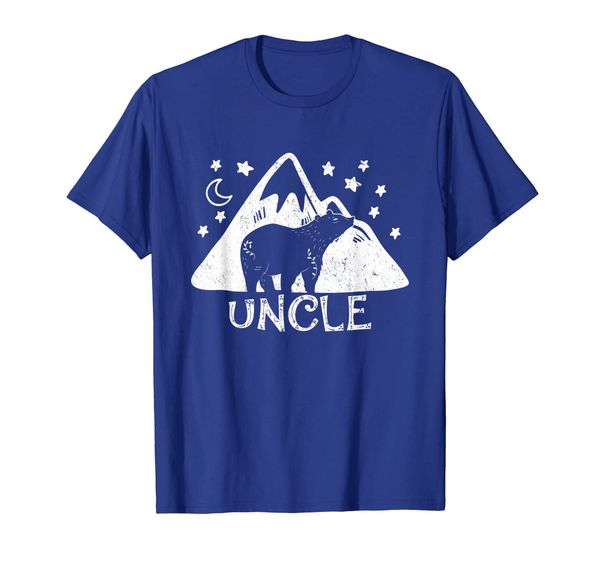 

uncle bear floral t-shirt gift mothers fathers day, White;black