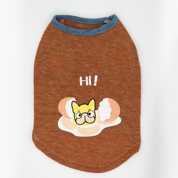 

pet clothes two-legged dog clothes orange vest