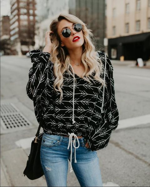 

women's hoodies & sweatshirts ladiess classics fashion sports elegance clothing sweat shirts women ladies autumn winter fall, Black