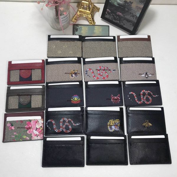 

men luxurys designers cardholder classic womens casual credit card holders cowhide leather ultra slim wallet mens women wallets size w10h7, Brown;gray