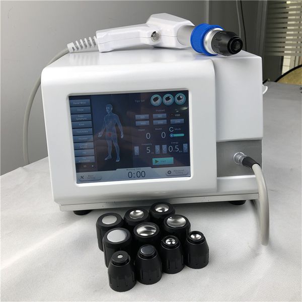 

protable shockwave therapy machine for high pressure max to 6bar pressre shock wave physiotherapy machine, Black;white