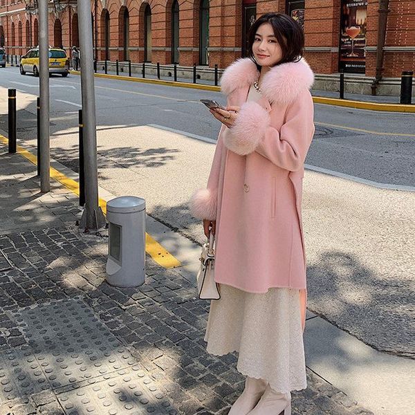 

women's wool & blends cashmere coat, Black