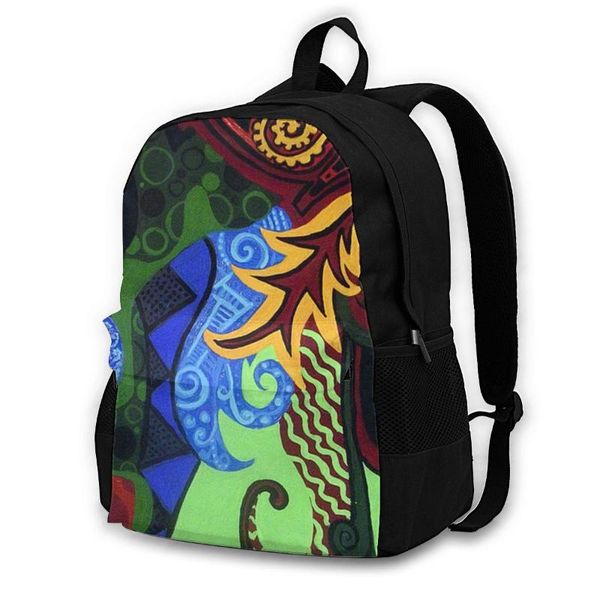 

backpack supernatural backpacks polyester summer tourist large universal bags