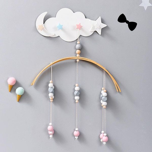 

hooks & rails creative cute star moon cloud shape nail-wall clothes kids room decorative key hanging hanger kitchen storage hook