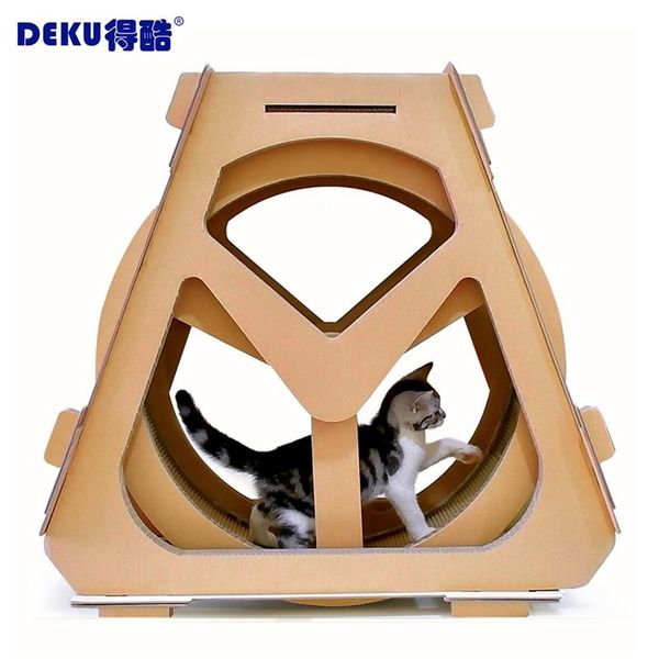 

cat furniture & scratchers corrugated treadmills ferris wheel pet scratching board grabbing shelf rotation