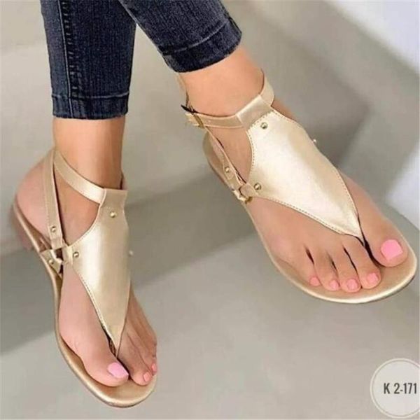 

sandals 2021 women's summer fashion metal beach women outdoor leisure herringbone plus size 43l, Black