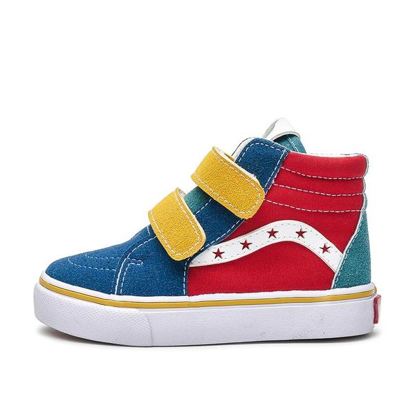 

athletic & outdoor casual girls boys canvas shoes high sneakers for children non-slip 2021 spring autumn kids sport teens, Black