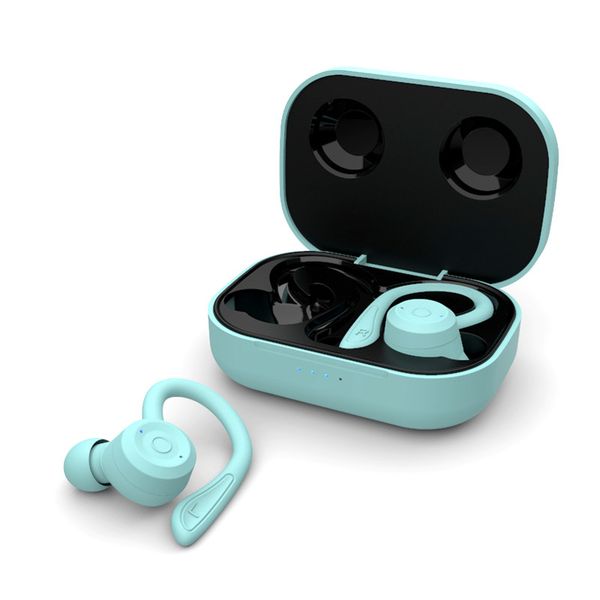 

tws bluetooth 5.1 headset charging box wireless headphones stereo sports ipx6 waterproof noise reduction earplugs with microphone