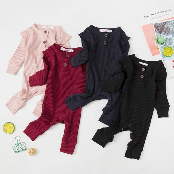 

jumpsuits 2021 winter fashion long-sleeve children's clothing autumn baby boys clothes for girls jumpsuit kid romper, Blue