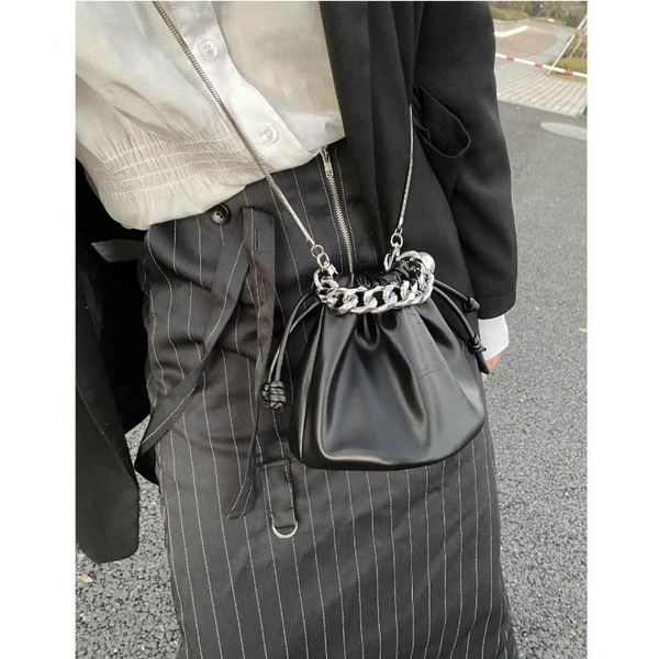 

evening bags simple design chain bucket bag niche shoulder women handbag 01-sb-ltbdsj