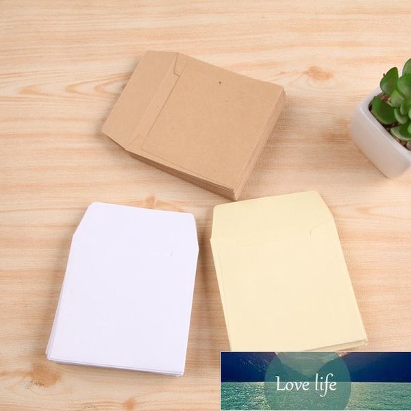 Cartões 100 pcs- 8 * 8cm Envelopes Kraft Quadrado Branco Pequeno Envelope Card Bank Associação Festa de Casamento Invitation1 Preço de Fábrica Especialista Qualidade Mais Recente