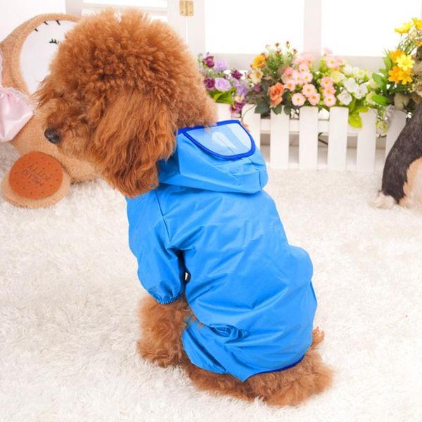 

dog apparel arrival raincoat waterproof rain coat with hood lightweight puppy rainwear for small cat chihuahua pet clothes