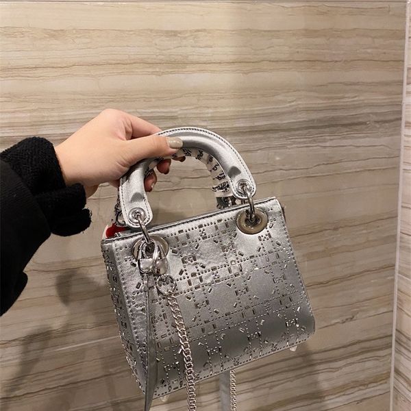 

new shoulder bags women handbag crossbody bag brands designer handbags 2021 flower printing bag purse 17cm 1005, Black