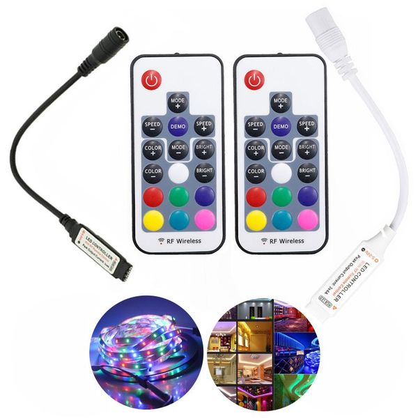 

controllers mini led rgb rf wireless dimmer universal controller for strip light smd/3528/5730/5630/3014