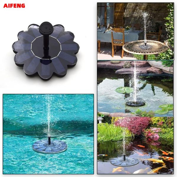 

solar lamps fountain floating water pump garden decoration outdoor