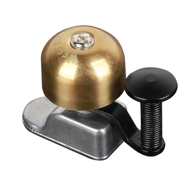 

bike horns bells loud crisp sound hand ringing safety for cycling (golden)