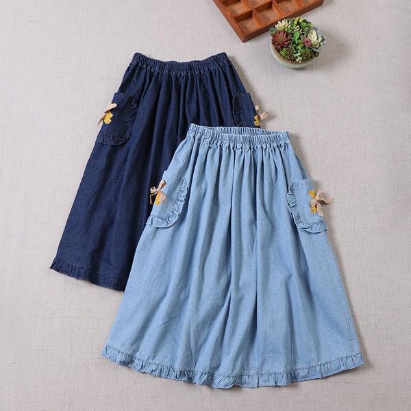 

skirts 2021 lace skirt pocket bear hem summer n821-36, Black