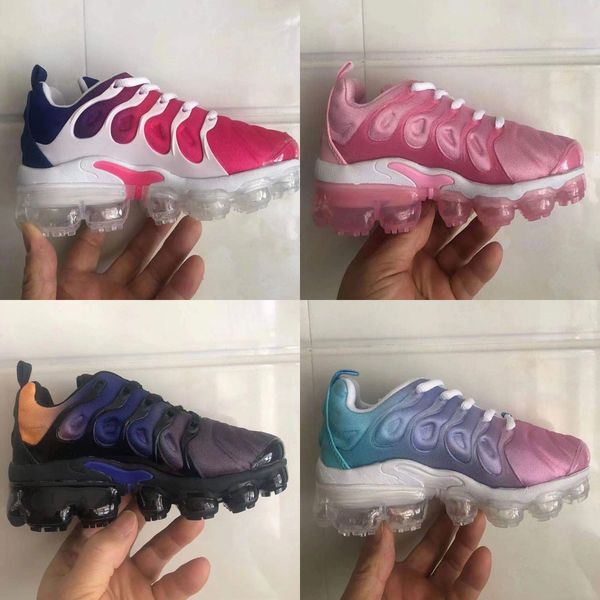 

toddler babys kids tn plus vapormox cushion running shoes infants aqua sports surface breathable se live together play pink us size 6c-3y 22, Black